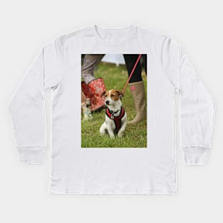 Jack Russell Terrier Kids Long Sleeve T-Shirt